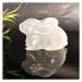 Natural Crystal Rough 1PC Natural White Selenite Rabbit Animal Hand Carved Crystal Stone Love Gems DIY Gifts Natural Quartz Crystals Home Decoration ERTEYIN