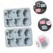 Ciieeo 4 Pcs Baking Cake Mold Silicone Molds Roasting Pan Baking Tray Resin Creative Baking Mold Tool Candy 19.9x13.8cmx2pcs Bluex2pcs - Buy Online on GoSupps.com
