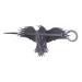 amangul Gothic Bat Hair Clips Nice Hairpin with a Black Barrette Crow Realistic Hairpin Bat Bird Hair Stick for Women Girl