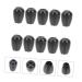 10 Pairs Black Stethoscope Earplugs - Echo Spare Parts (1.4x0.9cm) for Optimal Sound Isolation | International Shipping Available - Buy Online on GoSupps.com