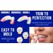 Professional Dental Mouth Guard for Teeth Grinding and Clenching - Custom Fit - GumShield for Bruxism & TMJ Relief - UK Designed Easy-to-Mold - Pack of 4 in 2 Sizes - Buy Online on GoSupps.com