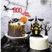 Halloween Cake Topper Set - Haunted House, Ghost, Pumpkin Cupcake Decorations for Wizard, Ghost, Spider Party - Buy Online on GoSupps.com