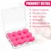 TrelaCo 12 Pack Soft Ear Plugs - Reusable Moldable Silicone Noise Cancelling Earplugs for Sleep Concerts Swimming Shooting Snoring Airplane Musicians Motorcycle (Rose Red - Buy Online on GoSupps.com