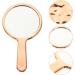 Minkissy Compact Round Hand Mirror with Handle | Makeup Mirror for Women and Girls - Buy Online on GoSupps.com