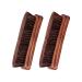 Shoe Brush KY-Tech 2pcs Premium Horsehair Shoe Brush Shoe Shine Brush Shoe Polish Brushes Horse Hair Bristles Brush for Boots Shoes Car Seats Sofas Bags 2pcs Horsehair Brush