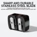 5PCS Portable Makeup Sharpener with Double-Hole Design Plastic and Steel Blade for Eyeliner, Lip, Eyebrow Pencils - Convenient and Easy to Clean - Buy Online on GoSupps.com