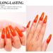 Imtiti Orange Gel Nail Polish 15ML Bright Orange Gel Polish Autumn Winter Gel Nail Polish Soak Off LED UV Nail Gel Polish DIY Nail Art Starter Manicure Salon Gel Nail Kit - Buy Online on GoSupps.com