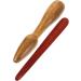 6-Piece Wooden Massage Stick Set - Muscle Scooter Hand Massager Reflex Zone Tools & Acupuncture Rods for Relaxation - Buy Online on GoSupps.com
