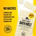 Bath Melt - Unscented Sensitive Skin Bath Oil (24 Uses) - 100% Natural Formula for Eczema, Babies - Our Tiny Bees Skincare - Buy Online on GoSupps.com
