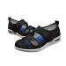 Women's Diabetic Sandals Adjustable Closure Comfy Slippers Summer Extra Wide Walking Shoes for Diabetic Edema Plantar Fasciitis Bunions Arthritis Swollen Feet (Color : Dark Gray Size : 12)