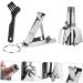 1 Set Nose Hair Scissors & Clipper - Men's Grooming Trimmer for Ear & Nose Hair Removal - Buy Online on GoSupps.com