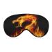 Sleep Mask Abstract Fire Dragon Light Blocking Eye Mask for Sleeping with Adjustable Strap Soft Eye Sleep Shade Cover for Men Women