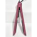 Luxe Hair Straightener 1 Ceramic Flat Iron for Professional Styling. Dual Voltage 110/240 for Straighten Curl or Wave. (Rose Quartz)