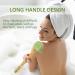 2 in 1 Bath Brush and Shampoo Brush for Shower - Dual-Sided Long Handle Back Scrubber and Body Exfoliator in Green - Buy Online on GoSupps.com