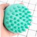 Fomiyes Silicone Hair Massage Brush - Scalp Massager for Salon & Gym | Soft Hairbrush & Shampoo Brush in Green - Buy Online on GoSupps.com