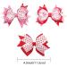 CLSSLVVBN Girls Bow Hair Clip Double Layer Pins Heart Shape Hairgrip Decoration Styling Hairband Headwear Party Favors Daily Wear Forked Tail Pink - Buy Online on GoSupps.com