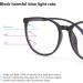 Ally-Magic Blue Light Glasses 2PC | Unisex Gaming & Reading Optical Aid | Protect Eyes & Relieve Tiredness | E6-LGYJ Black & Gray - Buy Online on GoSupps.com