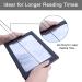 Large Hands-Free Full-Page 3X Magnifying Glass with LED Light - Portable & Foldable for Elderly & Kids - Black - Buy Online on GoSupps.com