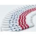 USA Golf Tees - American Flag Design, Pro Length Bamboo Tees, Patriotic Pride 2 3/4 - Pack of 50 - Buy Online on GoSupps.com