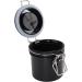 Eyelash Glue Storage Jar Eyelash Glue Storage Container Large Screen 200ml Stainless Steel Sealed Large Capacity Ctivated Carbon for Eyelash Shop (Black) - Buy Online on GoSupps.com