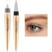 Eye Liners for Women - Longwearing Eye Pencil for Women Sweatproof Multi-Use Eye Liner Pencil Waterproof Liner Easily to Create Any Look Aezon Silver - Buy Online on GoSupps.com