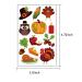 Thanksgiving Day Kids Temporary Tattoos - Autumn Harvest Face & Body Art Decoration Stickers - Turkey & Pumpkin Design - 10 Sheets - Buy Online on GoSupps.com