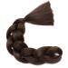 Tess Braids Extensions - 60 cm Jumbo Braids Kanecalon | 3 Pack Medium Brown Hair Extensions (100g) for Box Braids - Buy Online on GoSupps.com