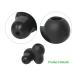 Buy Comfortable Silicone Replacement Ear Tips for Stethoscopes | 1 Pair Black Earplugs & Parts - International Shipping Available - Buy Online on GoSupps.com