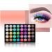 40 Colors Eyeshadow Eye Makeup Palette Watercolor Pigment Durable Dry Wet Apply Multipurpose Matte and Glitter Safe To Use for Daily Grooming (E40#2) 1 count (Pack of 1) - Buy Online on GoSupps.com