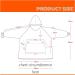 USB Heated Portable Ceiling - Large Heating Surface for Camping & Cold Weather | 3 Heating Zones & Pockets | Hooded Sweatshirt (No Power Bank) - Buy Online on GoSupps.com