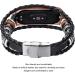 Watch Wrist Strap Comfortable DIY Replacement Stainless Steel Metal Buckle Adjustable Watch Wristband for Smartwatch Black and Gold - Buy Online on GoSupps.com
