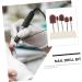 Sosoport 1 Set Nail Sand Ring Cap Nail Drill Bits Nail Dedicated Grinding Head Cap Portable Handpiece File ceramic nail drill bit Nail Drill Kit nail bit to rotate alloy head box white 8x6cm White - Buy Online on GoSupps.com
