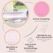Set of 2 Pink SLIM Changing Mat Cover Terry Towelling for Wedge Pad - Soft & Absorbent - Pink Star Design - Buy Online on GoSupps.com