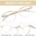 Yukang Blue Light Filter Glasses for Women - TR90 Lightweight Gaming Goggles - Stylish Brown PC Glasses for Eye Protection - Buy Online on GoSupps.com