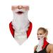 Zzlbzn Christmas face masks for adults bandana 1 piece of Santa Claus face masks for adults reusable Christmas masks with ear loops facial scarf seamless