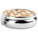 Painted Bread Printed Mini Round Pill Box | 3 Compartment Travel Medicine Organizer | Portable Pill Case for Home & Office - Buy Online on GoSupps.com