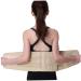 Back Braces for Lower Back Pain Relief Breathable Back Support Belt Adjustable Lumbar Support Belt Reinforced Bones Back Pain Belt XL - Buy Online on GoSupps.com