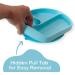 4 Pack Silicone Suction Plates Silicone Baby Essentials Feeding Set Divided Plates BPA Free Microwave Dishwasher Safe o1baby - Buy Online on GoSupps.com