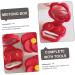 Buy Solustrie Colored Contact Lenses Set with Case - Red Cosmetic Lenses & Holder for Eye Care - International Shipping Available - Buy Online on GoSupps.com