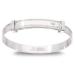 Baby Bangle Christening Birthday Baby Shower Expander Bracelet - 925 Sterling Silver