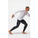 DEVOPS 3 Pack Men's Athletic Long Sleeve Compression Shirts - Large - White (3 Pack) - Gray Accent - Buy Online on GoSupps.com