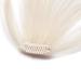 SEGO Hair Extensions with Clips - Real Hair Thick 60# Platinum Blonde Bangs Hairpiece for Instant Style Upgrade - Buy Online on GoSupps.com