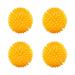 4 Pcs/Set Dryer Tumble Balls MaikcQ Dryer Balls Reusable Washing Balls Drying Fabric Softener Ball for Home Clothes Cleaning Tools Yellow