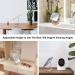 YEAKE Flexible Gooseneck Bamboo Vanity Makeup Mirror360Rotation 8 Large Frameless Vanity Mirror Folding Portable Table Desk Mirror with Stand Bathroom Shaving Make Up Mirrors Rectangle Large (Pack of 1) Bamboo Flexible  - Buy Online on GoSupps.com