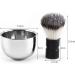 Sanwood Dust Remover Set - High Elasticity Beard Brush & Soap Shell for Men - Quick Foaming Shaving Brushes | Perfect for Home Use - International Shipping Available - Buy Online on GoSupps.com