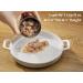 BiteKing Ceramic Cat Bowl - Whisker Fatigue Relief Dish for Cats - Shallow Wide Feeding Plate for Kittens - 2 Pack (Dark Green & White) - Buy Online on GoSupps.com