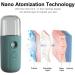 Mini Facial Mister Handheld Face Mist Sprayer Moisturizing USB Recharging Skin Hydration Tool 30ml Green Handy Moisturizing Sprayer - Buy Online on GoSupps.com