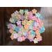 100 Pcs Handmade Mulberry Paper Gardenia Jasmine Flowers 30x30mm - Pastels Tone | Scrapbooking Wedding DIY Craft Supplies - Buy Online on GoSupps.com