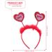 Amosfun 1pc Valentine's Day Headband Valentines Head Bopper Fancy Dress Headband Love Heart Sequin Headband Valentines Love Headpiece Alien Headband Wedding Party Supplies Miss Gritbo - Buy Online on GoSupps.com