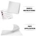 6 Pack 3M Sole Protector Stickers for High Heels - Clear CL Red Bottoms - 5x5 Inch Sheets - Compatible with Christian Louboutin and All Heels - Buy Online on GoSupps.com
